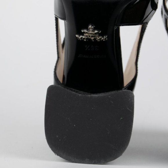 SOLD Prada Patent Dual Buckle Mary Jane Pumps - Picture 6 of 10